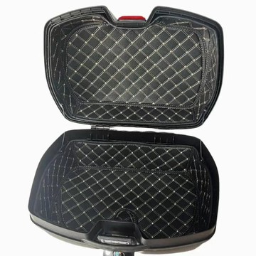 手慢無⚡通用型機車後行李箱內襯 適用36L 45L 57L尾箱皮革墊 帶置物口袋防震防水內膽