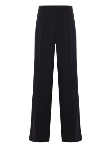balenciaga wool blend tailored pants
