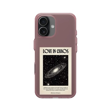 iPhone 17 Clear (相機按鈕) 晶醺玫 - Valentine's Day Collection - 星雲：愛，誕生自一團美麗的混亂