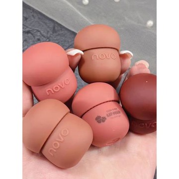 NOVO唇泥啞光霧面持久不沾杯防脫色素顏顯白學生款平價絲絨口紅女