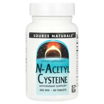 Source Naturals, N-乙酰半胱氨酸，600 毫克，60 片裝