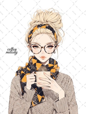 原創貼紙 no.7309 人物貼紙 原創貼紙 人物貼紙 女孩貼紙 原創人物貼紙