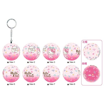 三麗鷗-立體球型拼圖鑰匙圈-24片