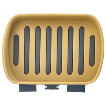 免打孔無痕可愛肥皂架 - 黃色  2個