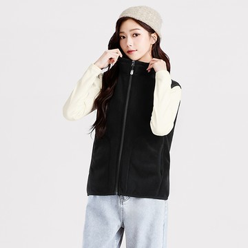 暖暖毛絨抗寒保暖立領背心