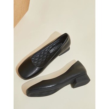 3cm空姐久站不累低跟淺口工作鞋