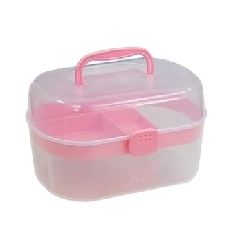 JUSKU 佳斯捷 大將軍收納箱/收納盒/置物盒  粉色  1個