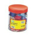 徠福 NO.409 彩色兩用票夾15支裝-41mm / 筒【APP滿額下單4%點數(單一帳號最高1500點)】5/31止