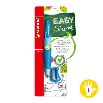 STABILO 德國 思筆樂 EASYergo 3.15 胖胖鉛自動鉛筆組(附削筆器) 左手筆