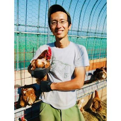 ふるさと納税 長沼町 ファームモチツモタレツの平飼い自然有精卵40個