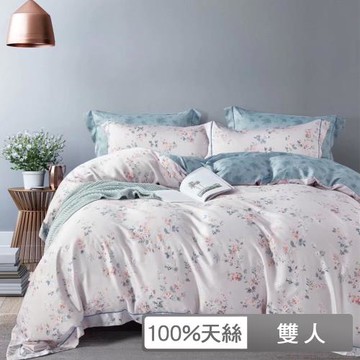 【貝兒居家生活館】60支100%天絲七件式兩用被床罩組 裸睡系列(雙人/雅樂)