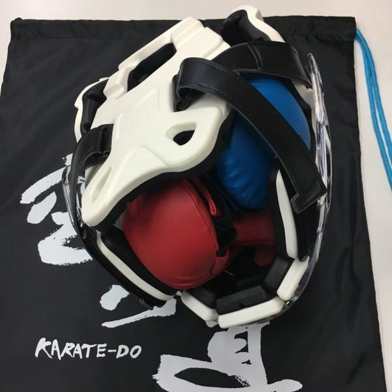 ミズノ 空手 子供用防具セット メンホー すわる プロテクター シンガード