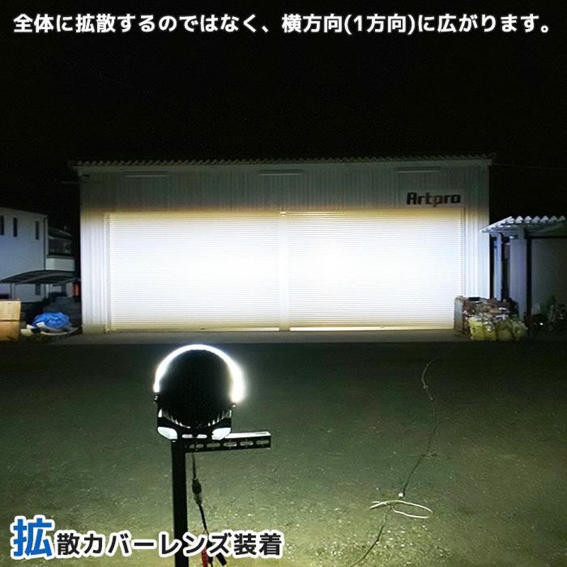 サーチライト 船 510w led 強力 船舶 24v 12v 狭角 スポット 作業灯 