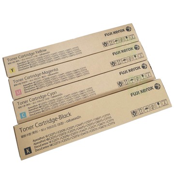 【1X1】 FUJI XEROX 原廠碳粉匣  藍+紅+黃+黑 / 組  CT202635 CT202636 CT202637 CT202634