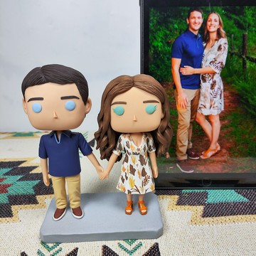 客製化3D人像公仔 訂製手工Funko Pop情侶父母夫妻結婚週年禮物