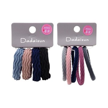 Dadaisun~超彈無痕!毛巾圈束(5入／4入) 款式可選  髮束/髮圈