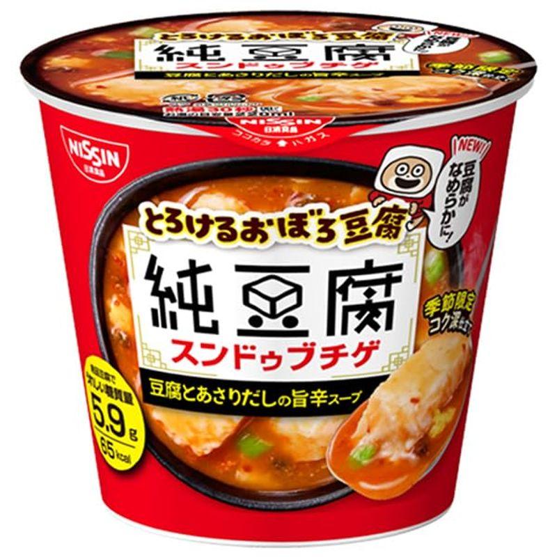 日清食品 とろけるおぼろ豆腐 純豆腐 スンドゥブチゲスープ 17g×12(6×2)個入×(2ケース)