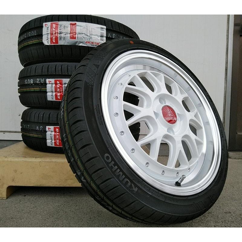 軽自動車 軽用 タイヤホイール 16インチ BD00 クムホ ECSTA HS51 165/50R16 | LINEブランドカタログ