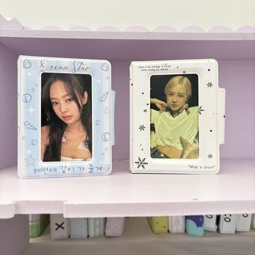 💖【桃源現款】💖小卡冊 m5手帳本 一宮格卡冊 卡冊一格 新款海洋之星追星3寸一宮格卡冊愛豆追星收納冊學生禮物生日小卡