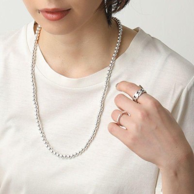 ナバホパールネックレスBoule Necklace  6mm×50cm