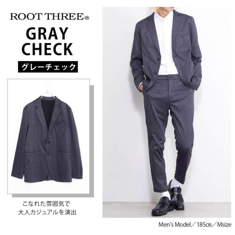 ROOT THREE ルートスリー ジャケット メンズ セットアップ可