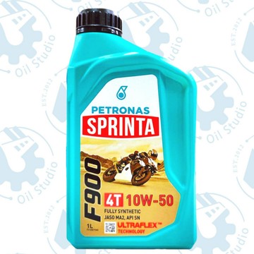 《油工坊》PETRONAS SPRINTA 4T F900 10W50 1L MA2 全合成 SN
