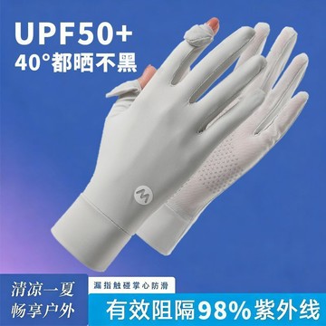冰絲涼感防曬手套 可反光款 防曬手套 騎車手套 涼感手套 冰絲手套 外送手套 手套 露指手套 防紫外线手套 手套