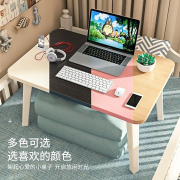 臺灣現/🎀書桌 折疊書桌加高牀上書桌小桌子飄窗可摺疊臥室坐地宿舍學生學習電腦桌懶人桌