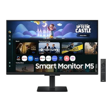 【88感謝祭】SAMSUNG 三星 27吋智慧聯網螢幕 M5 黑