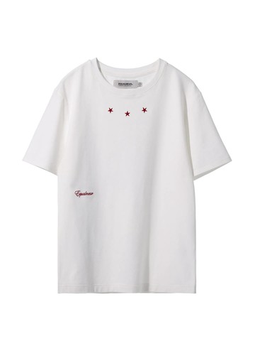 EQUALNEAR® Stars Tee - White