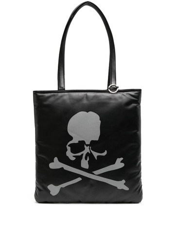 Mastermind World - skull-print leather shoulder bag - men - Calf Leather - One Size - Black