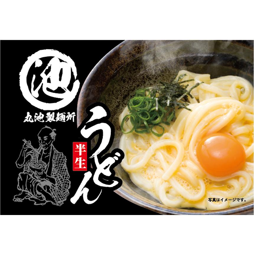 丸池製麺所　半生うどん二人前つゆ付き