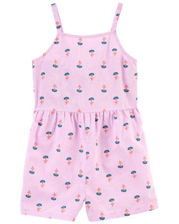 Kid Tank Linen Romper