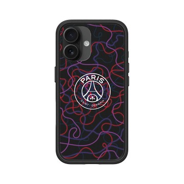 iPhone 16 Mod NX 黑 - PSG - Paris Saint-Germain Neon Logo