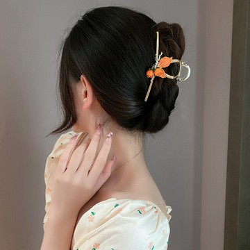 【巴黎精品】現貨+預購 髮夾合金髮飾-柿柿如意鯊魚夾抓夾女飾品a1gh18