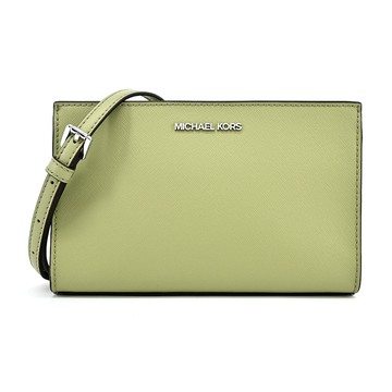 MICHAEL KORS SHEILA防刮拉鍊斜背包-小/鼠尾草綠
