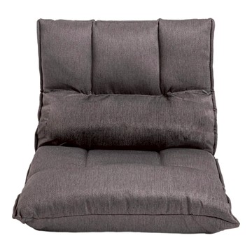 HOLA 和樂家居 獨立筒摺疊和室椅 56 x 51 x 24cm 4.2kg  礫石灰  1個