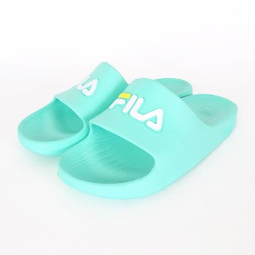 FILA 女鞋 拖鞋 休閒 防水 粉綠 4-S355R-666【TOP QUEEN】