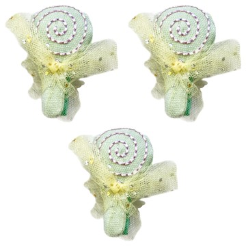 SY 兒童造型壓夾 SY13187 3個  綠色  不適用