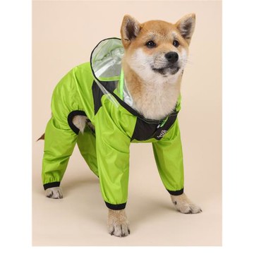 狗狗全包雨衣四腳柴犬泰迪比熊貴賓介秋田犬京巴西高地雪納瑞邊牧