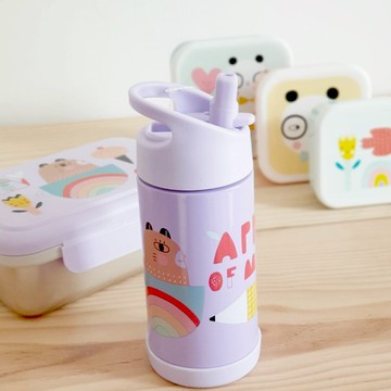 荷蘭 Petit Monkey 兒童不鏽鋼水杯 350ml 我的寶貝