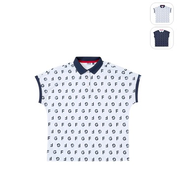 【FILA】女性 Golf 高爾夫 短袖POLO衫-白色 5POZ-2815-WT