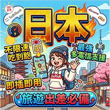 【日本網卡 5G 吃到飽 不降速】 日本上網 網卡 日本sim卡 docomo 北海道 大阪 東京1GB【電話卡霸王】