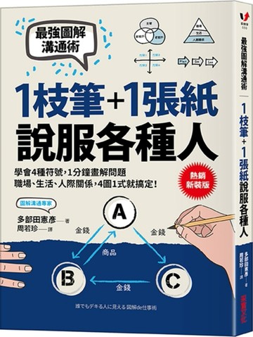 1枝筆＋1張紙，說服各種人：最強圖解溝通術，學會4種符號，職場、生活、人際關係[二手書_良好]
