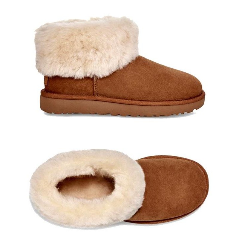 アグ ウィメンズ クラシック ミニ フラッフ ブーツ UGG WOMENS CLASSIC ...