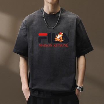 現貨 大尺碼上衣 設計感上衣 純棉 重磅t恤男 潮牌衣服 男生上衣 短袖t恤男 帥氣男裝 水洗黑 做舊 T恤 0127