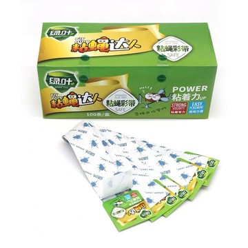 【有發票】黏蠅達人彩帶黏蠅條 黏蠅紙 黏蠅條 蒼蠅紙 1包5入