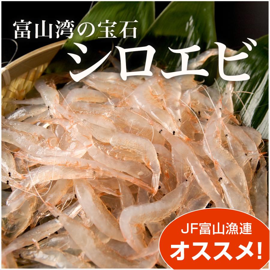 富山湾のシロエビ100g 飲食店応援［富山湾 白海老 業務 自宅 特価 唐揚げ・かき揚げ・天ぷらに シーフード むきエビ 手間いらず 冷凍 富山県ぎょれん］