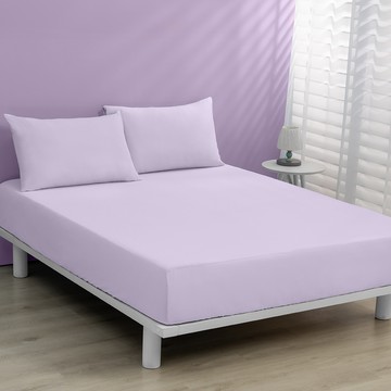 新品_東妮寢飾（單人/雙人/加大/特大）TopCool冰凍涼感床包枕套組 / 鳶尾紫