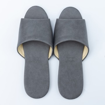 抗菌仿皮拖鞋 26035 灰 27 NITORI宜得利家居